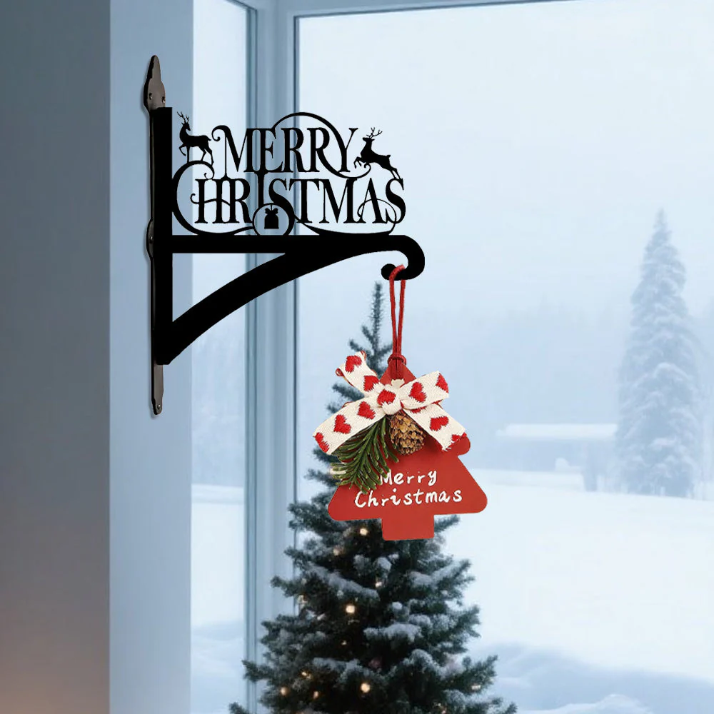 Joyeux Noël Support de Plantes à Suspendre Métallique - Image 4