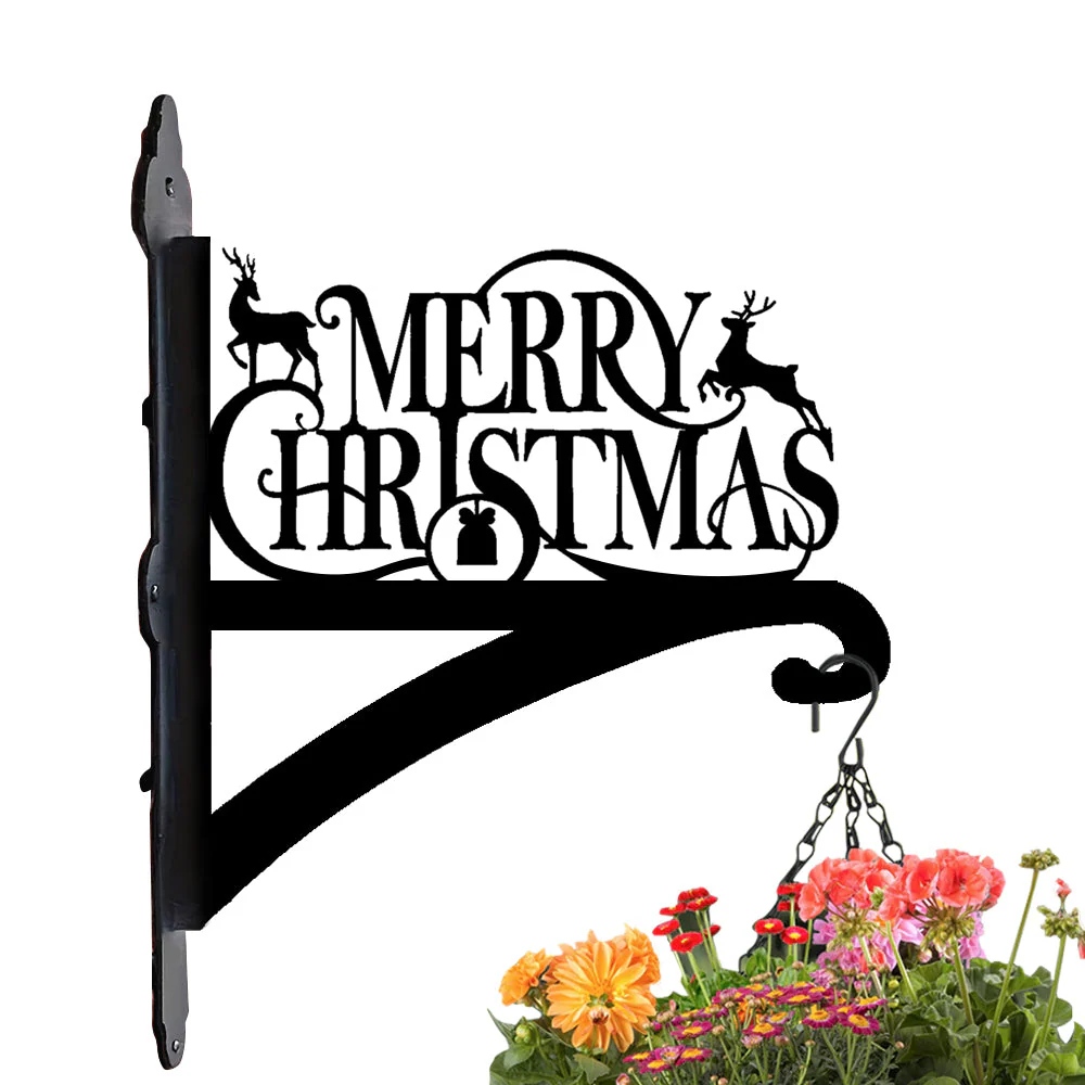 Joyeux Noël Support de Plantes à Suspendre Métallique - Image 9