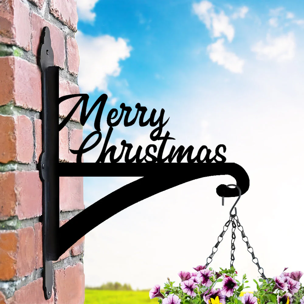 Joyeux Noël Support de Plantes à Suspendre Métallique - Image 5