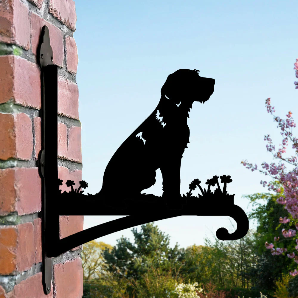 Korthals Griffon Support de Plantes à Suspendre Métallique