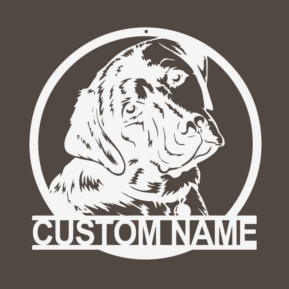 Labrador Retriever Art Mural en Métal Personnalisé pour Amoureux des Chiens - Image 12