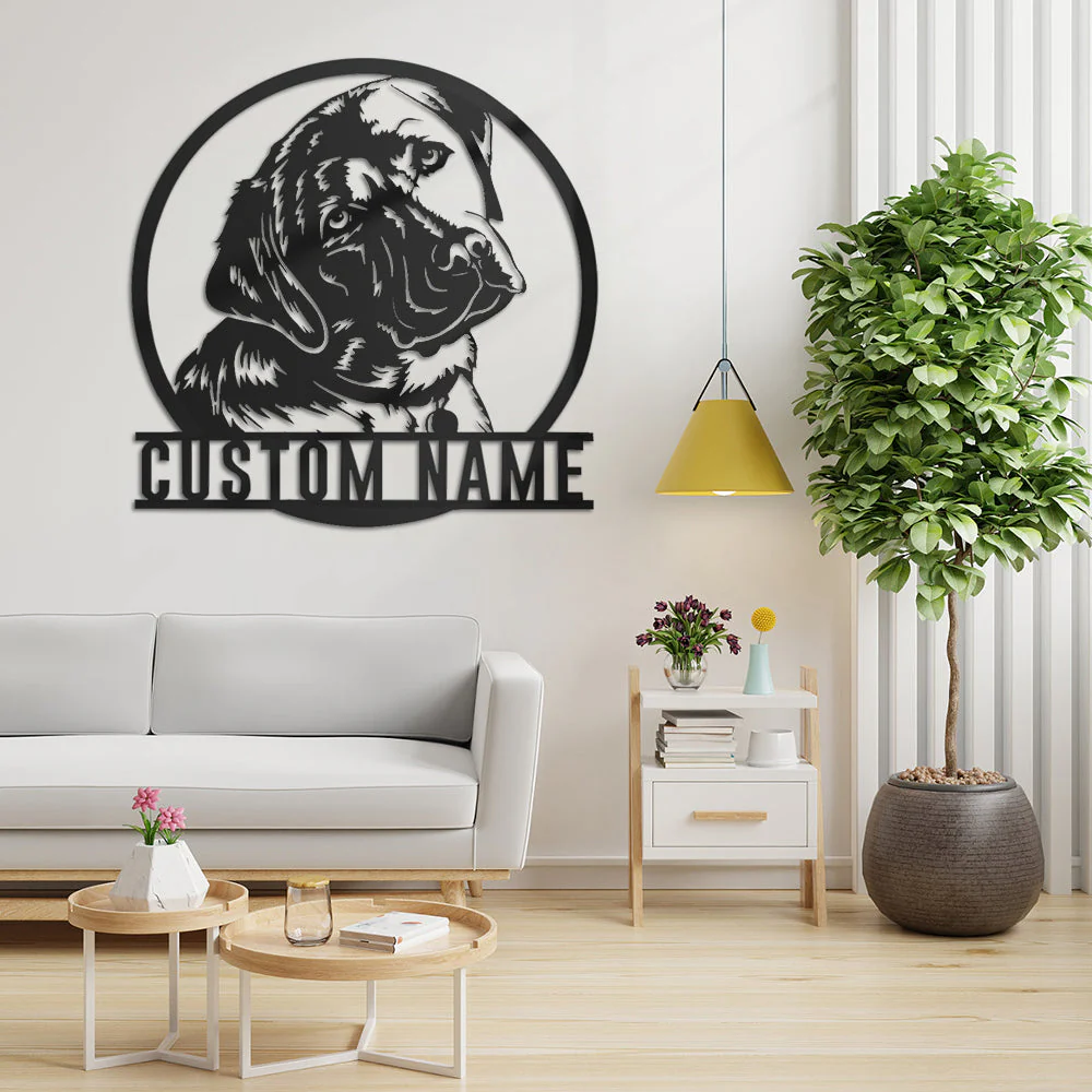 Labrador Retriever Art Mural en Métal Personnalisé pour Amoureux des Chiens - Image 3