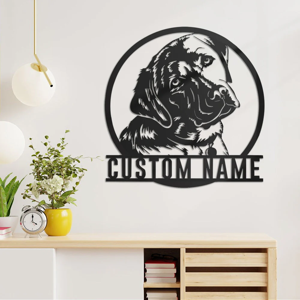 Labrador Retriever Art Mural en Métal Personnalisé pour Amoureux des Chiens - Image 7