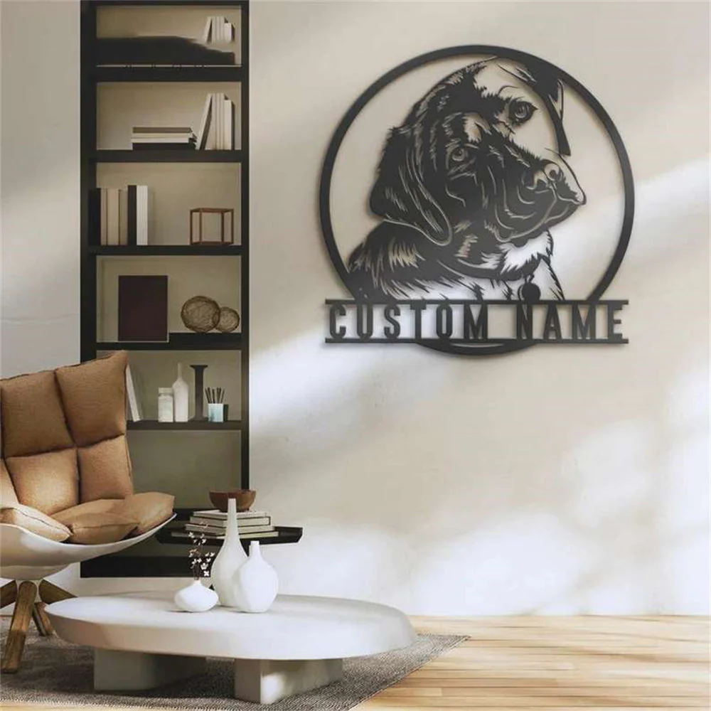 Labrador Retriever Art Mural en Métal Personnalisé pour Amoureux des Chiens - Image 8