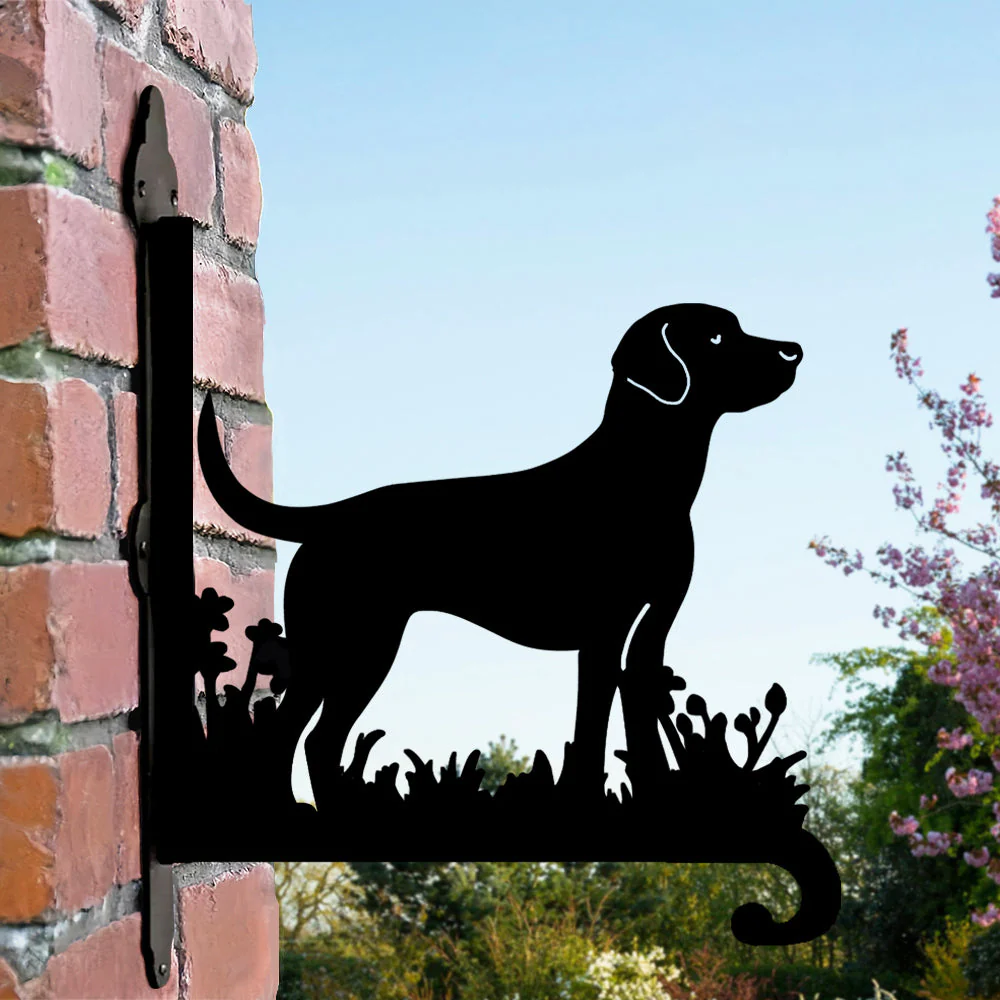 Labrador Support de Plantes à Suspendre Métallique