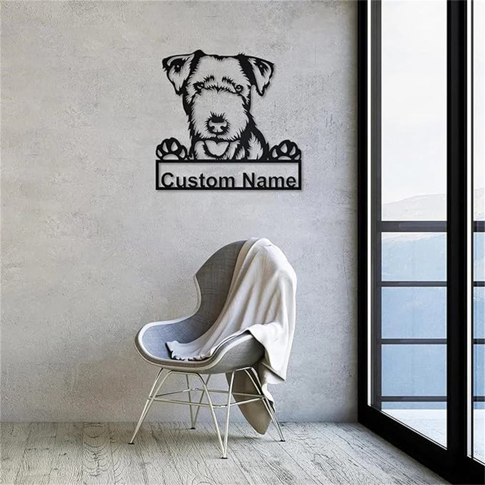 Lakeland Terrier Plaque en Métal Art Personnalisée - Image 6
