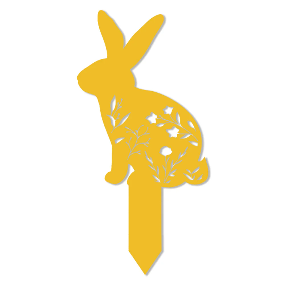 Lapin de Pâques Plaque Métal Décoration Extérieure de Jardin - Image 13
