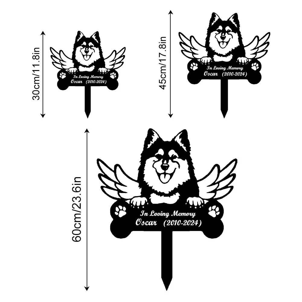 Lapphund Finlandais Tuteur Commémoratif Personnalisé avec Ailes - Image 12