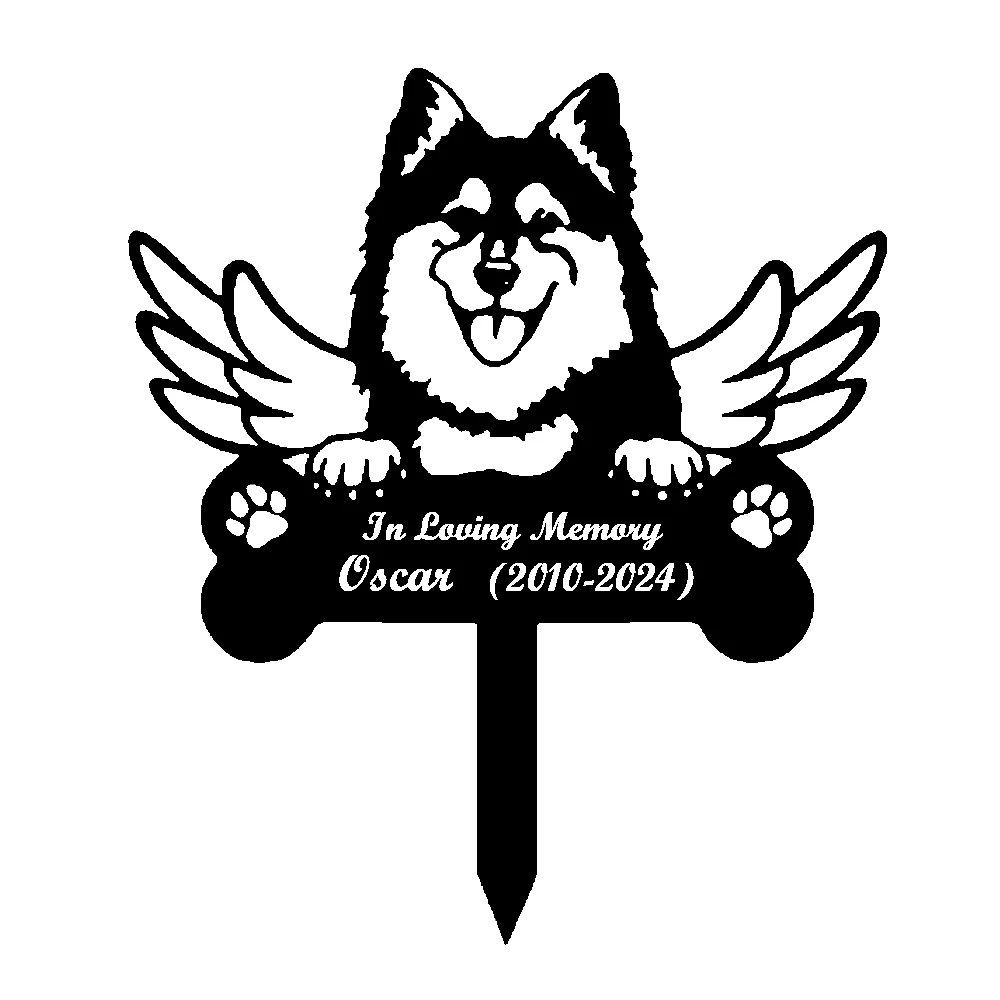 Lapphund Finlandais Tuteur Commémoratif Personnalisé avec Ailes - Image 13