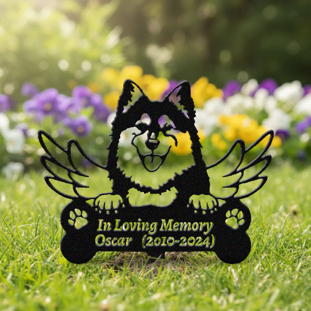 Lapphund Finlandais Tuteur Commémoratif Personnalisé avec Ailes - Image 4