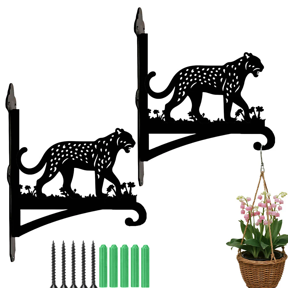 Léopard Support de Plantes à Suspendre Métallique - Image 8