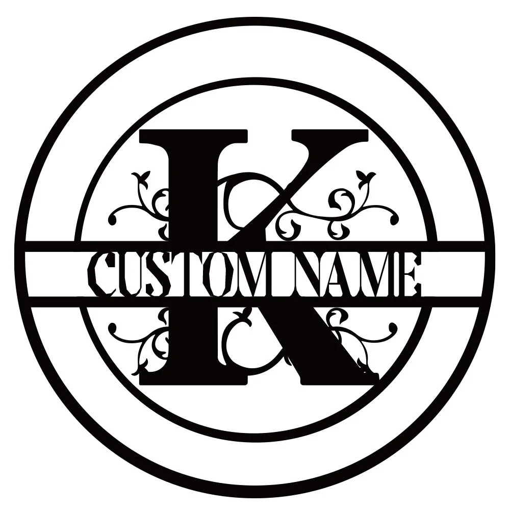 Lettre Personnalisée Nom Logo Art Mural en Métal - Image 16