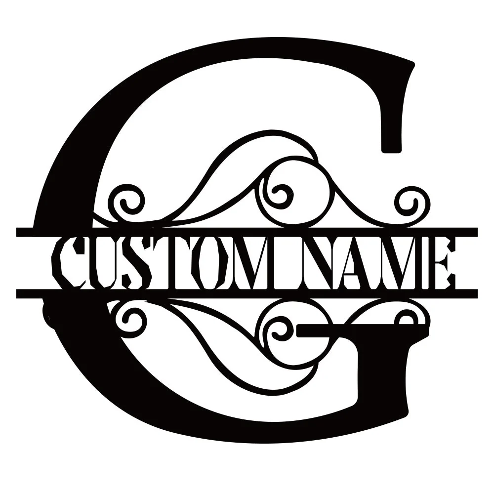Lettre Personnalisée Nom Logo Art Mural en Métal - Image 12