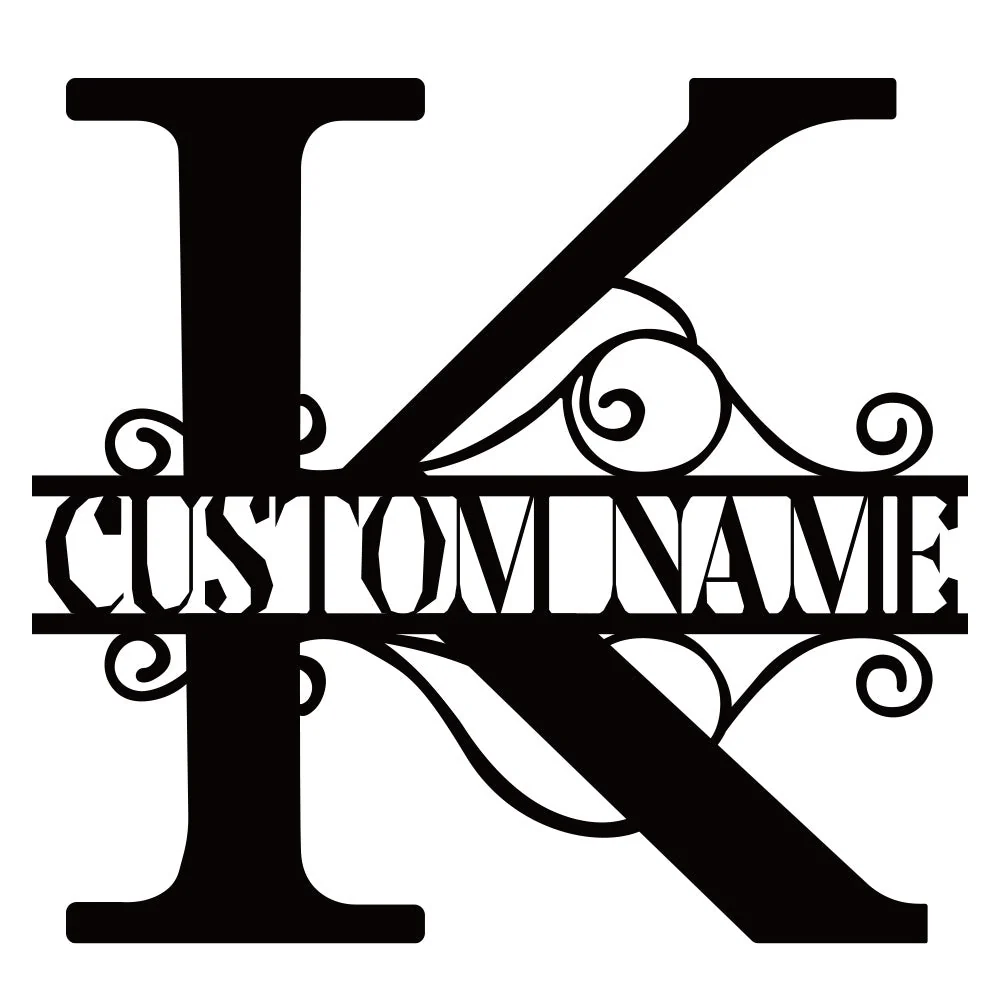 Lettre Personnalisée Nom Logo Art Mural en Métal - Image 16