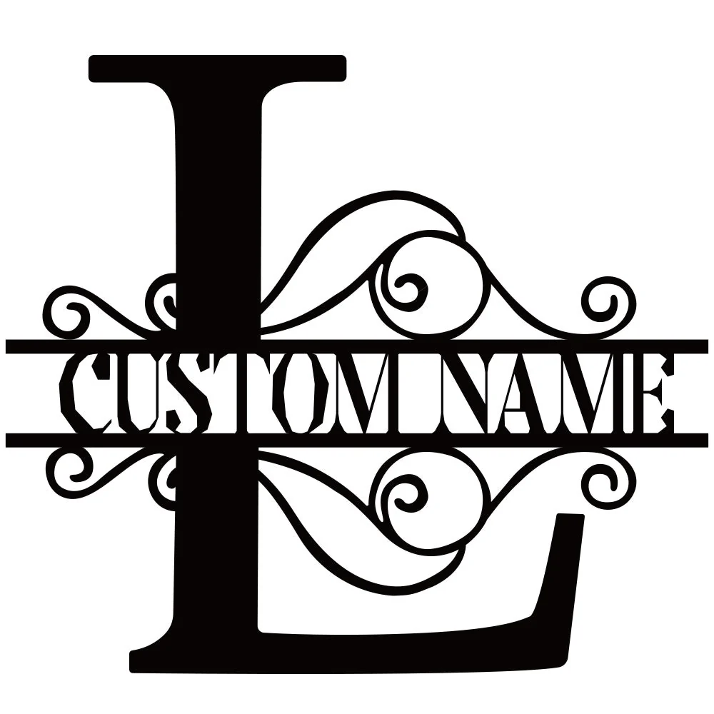 Lettre Personnalisée Nom Logo Art Mural en Métal - Image 17