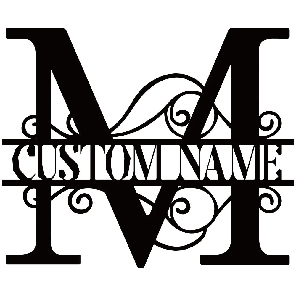 Lettre Personnalisée Nom Logo Art Mural en Métal - Image 18