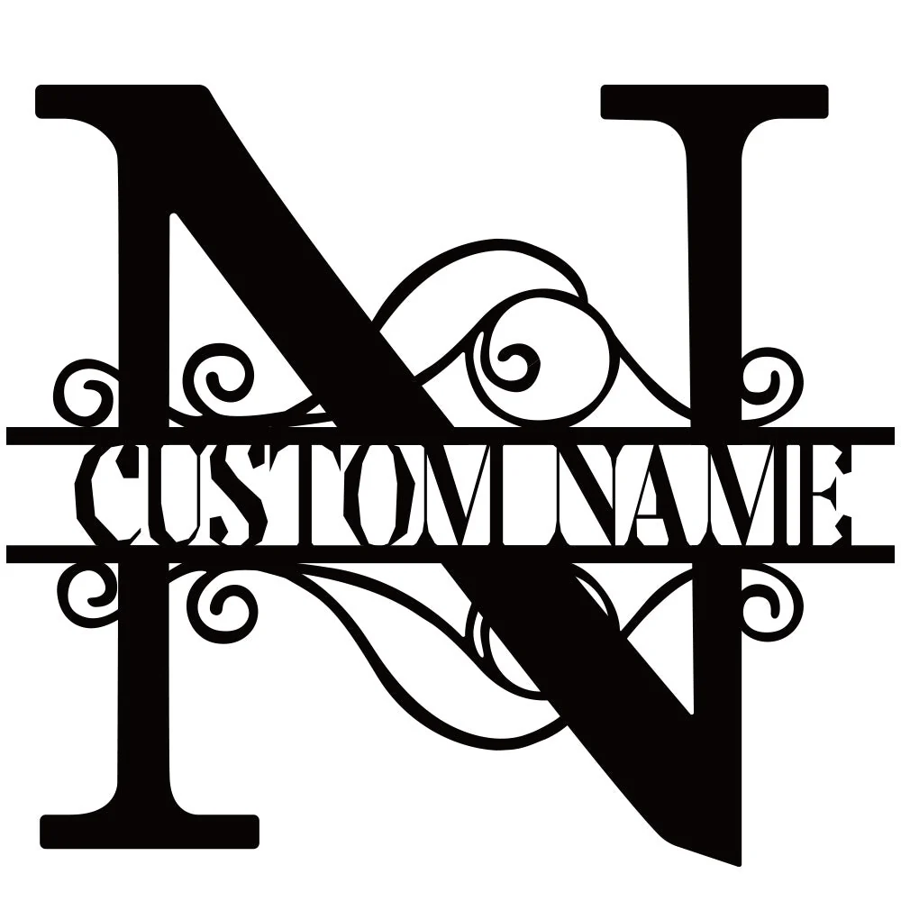 Lettre Personnalisée Nom Logo Art Mural en Métal - Image 19