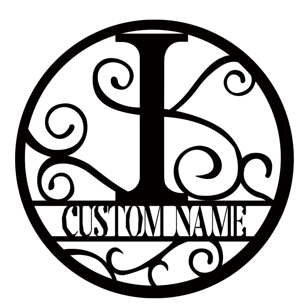 Lettre Personnalisée Nom Logo Art Mural en Métal - Image 14