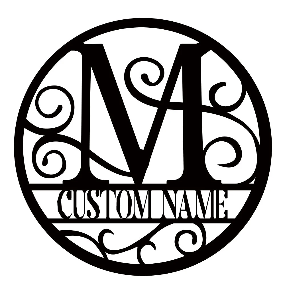 Lettre Personnalisée Nom Logo Art Mural en Métal - Image 18