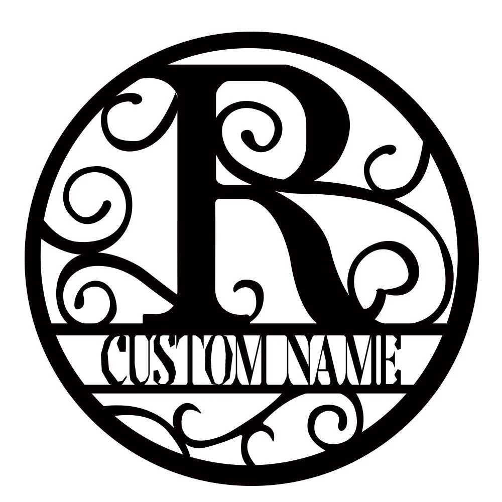 Lettre Personnalisée Nom Logo Art Mural en Métal - Image 23