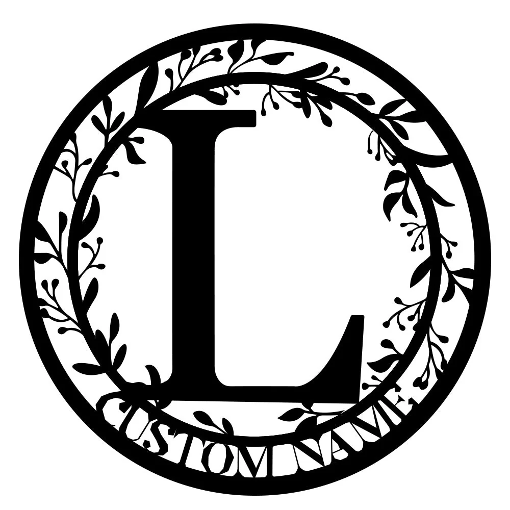 Lettre Personnalisée Nom Logo Art Mural en Métal - Image 18