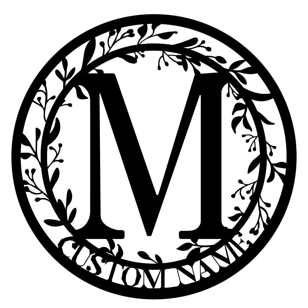 Lettre Personnalisée Nom Logo Art Mural en Métal - Image 19