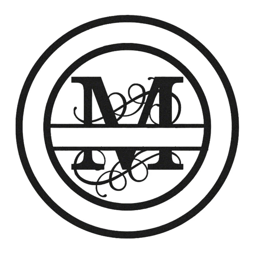 Lettre Ronde Séparée Nom Logo Personnalisé Art Mural en Métal - Image 17