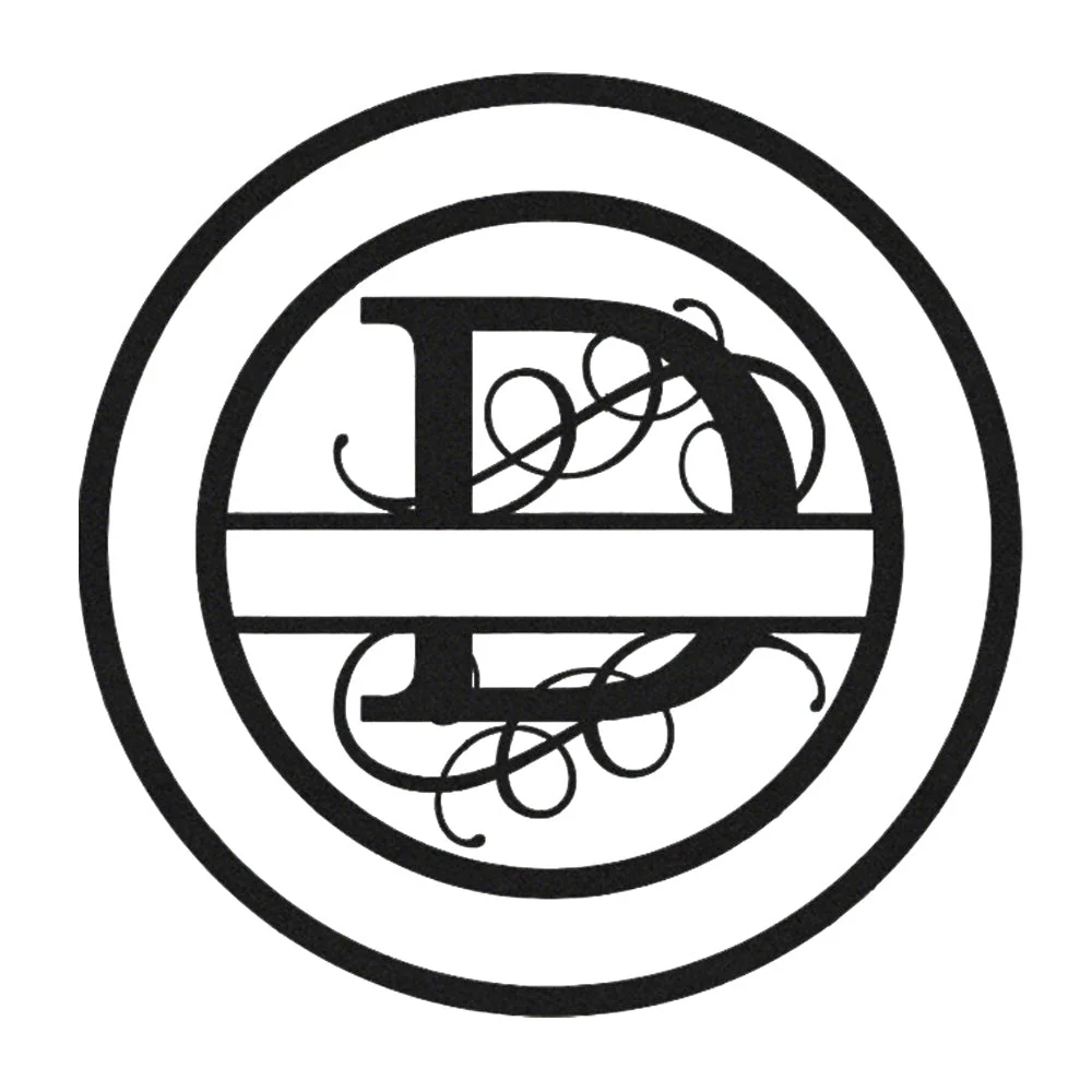 Lettre Ronde Séparée Nom Logo Personnalisé Art Mural en Métal - Image 8