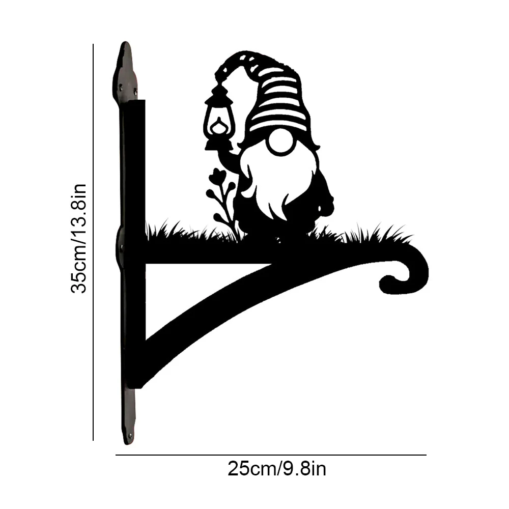 Lutin de Noël Support de Plantes à Suspendre Métallique - Image 10
