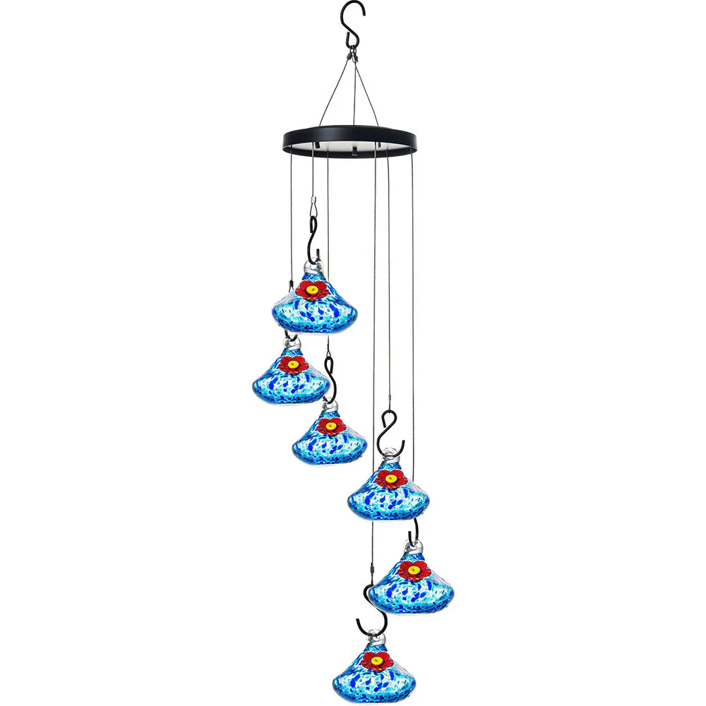 Mangeoire pour Colibri en Verre Soufflé à la Main avec Perchoir - Image 10