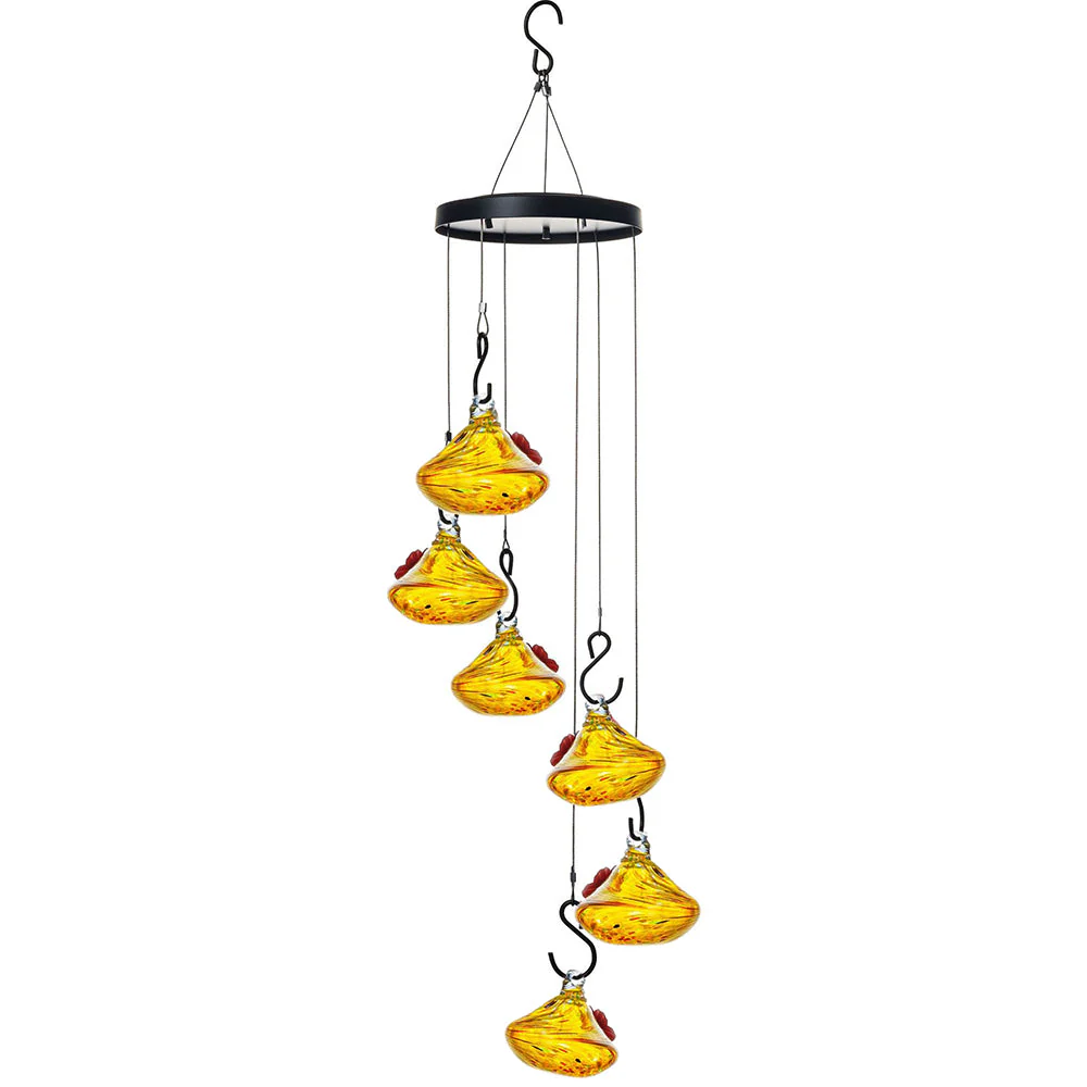 Mangeoire pour Colibri en Verre Soufflé à la Main avec Perchoir - Image 11