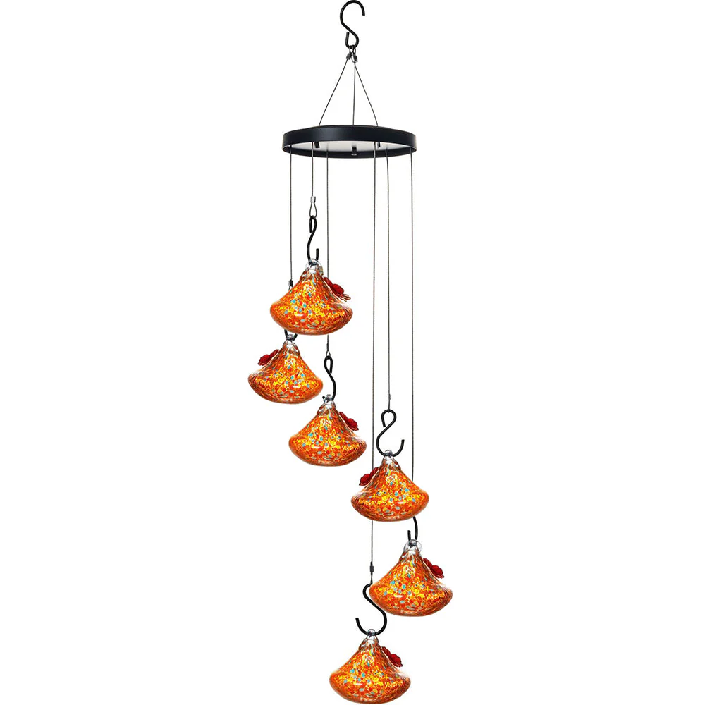 Mangeoire pour Colibri en Verre Soufflé à la Main avec Perchoir - Image 12