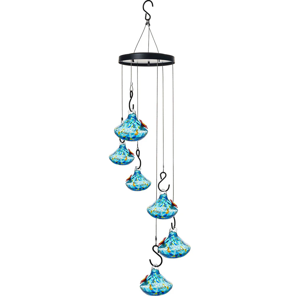 Mangeoire pour Colibri en Verre Soufflé à la Main avec Perchoir - Image 14