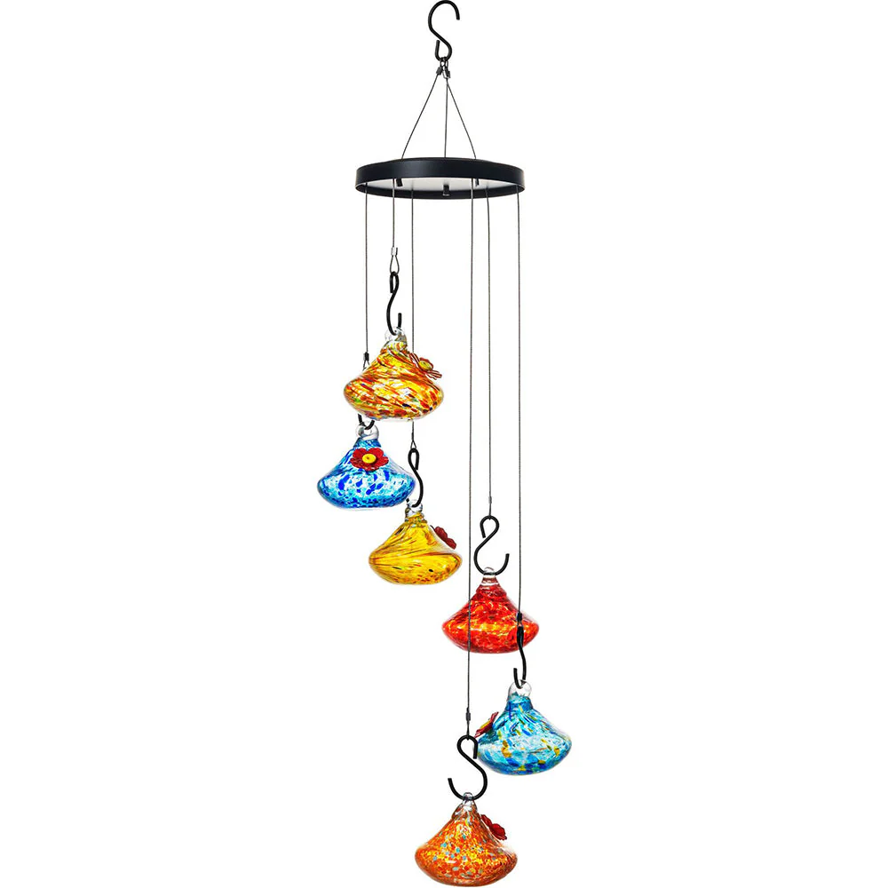 Mangeoire pour Colibri en Verre Soufflé à la Main avec Perchoir - Image 15