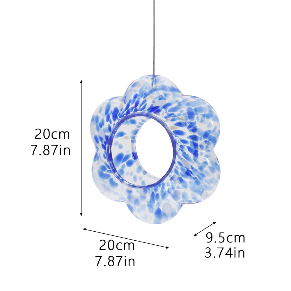 Mangeoire pour Colibri en Verre Soufflé à la Main avec Perchoir - Image 12