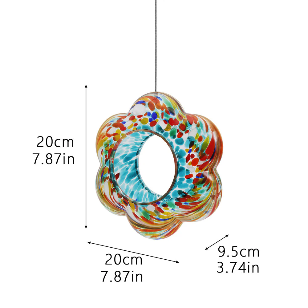 Mangeoire pour Colibri en Verre Soufflé à la Main avec Perchoir - Image 13