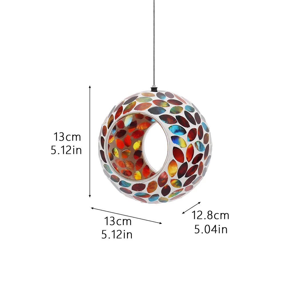 Mangeoire pour Colibri en Verre Soufflé à la Main avec Perchoir - Image 10