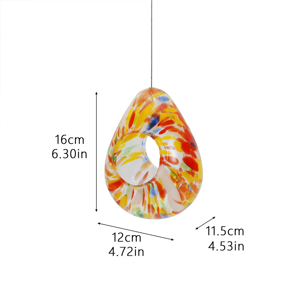 Mangeoire pour Colibri en Verre Soufflé à la Main avec Perchoir - Image 12