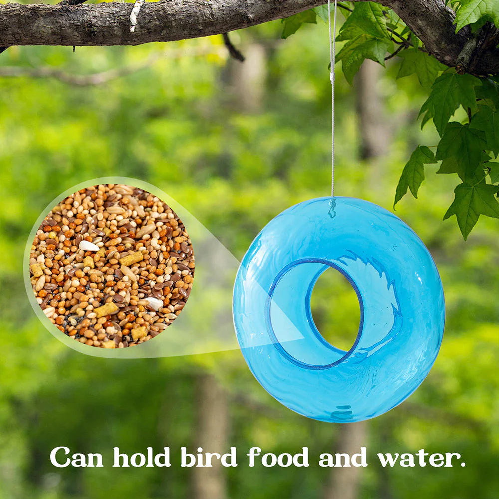 Mangeoire pour Colibri en Verre Soufflé à la Main avec Perchoir - Image 14