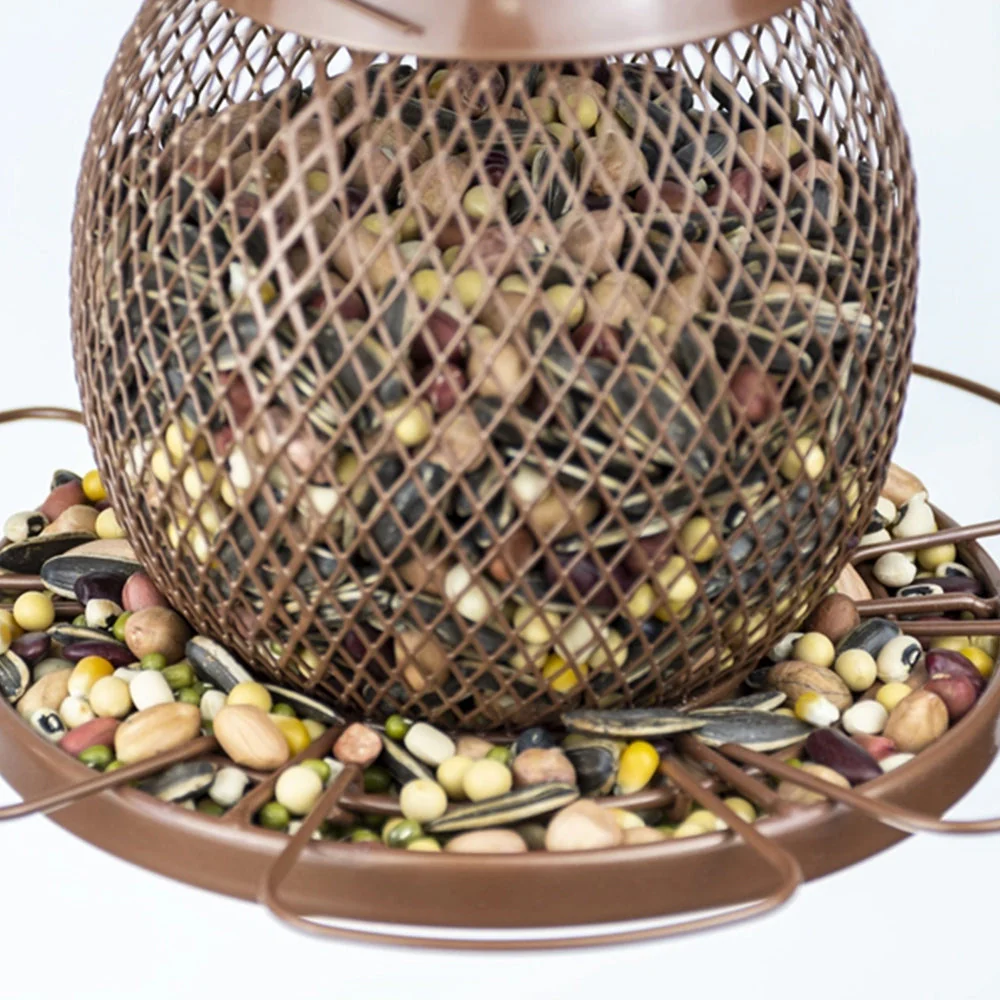 Mangeoire pour Oiseaux en Forme de Chat en Métal - Image 12
