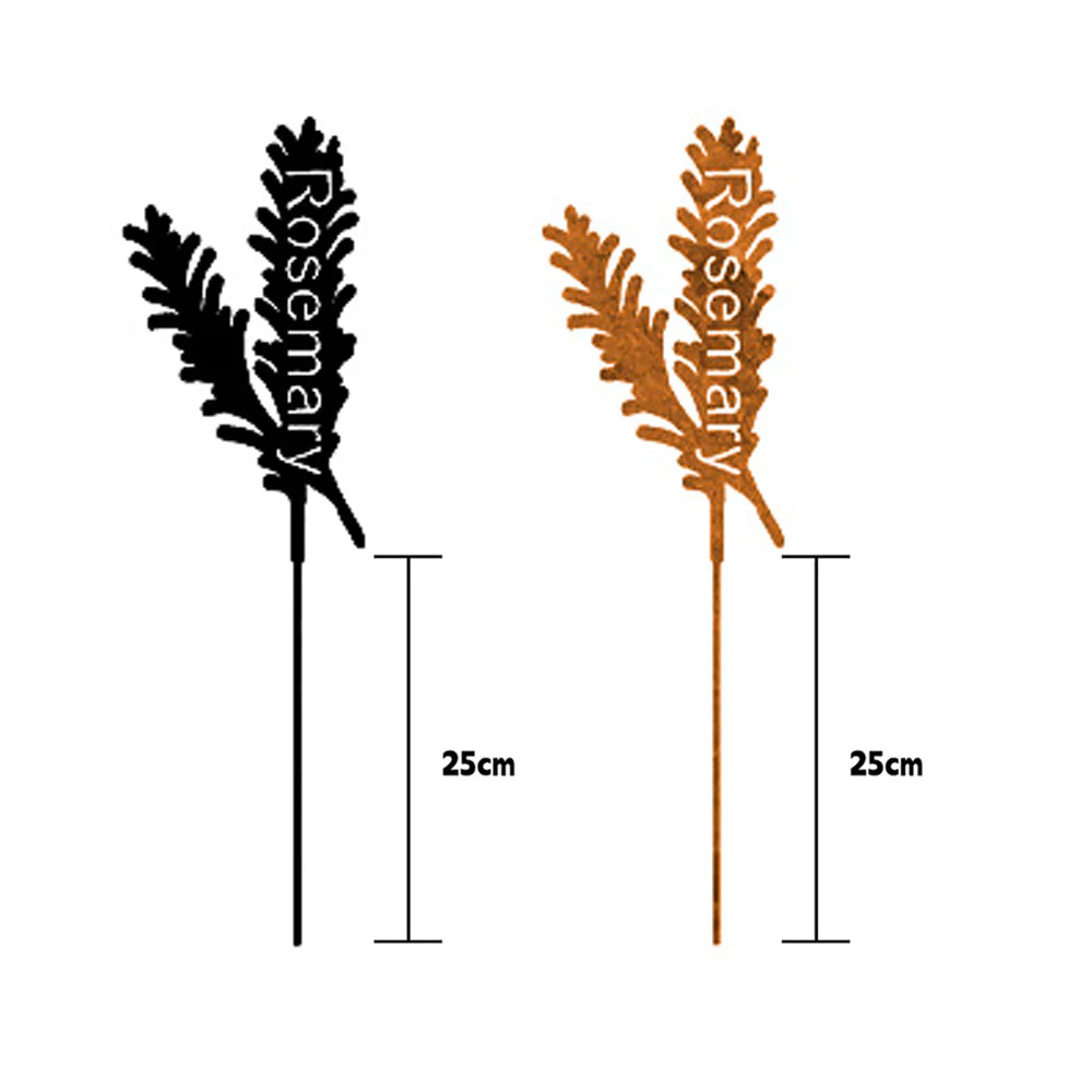 Marqueurs de Plantes - Piquets de Jardin en Métal Art de Jardin - Image 48