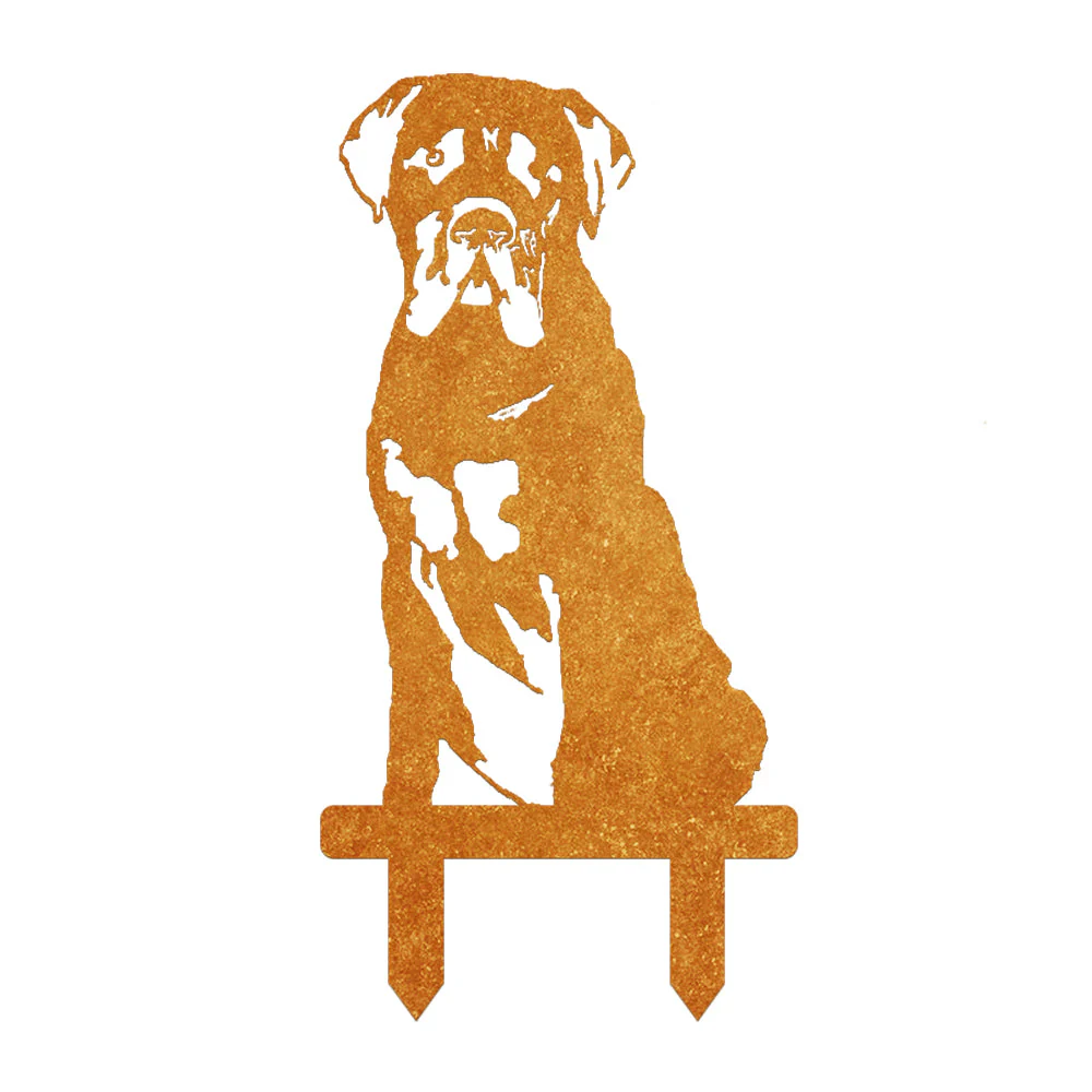 Mastiff Silhouette en Métal - Image 10