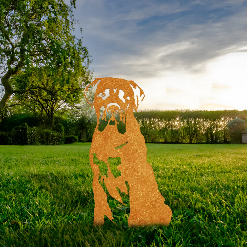Mastiff Silhouette en Métal - Image 2