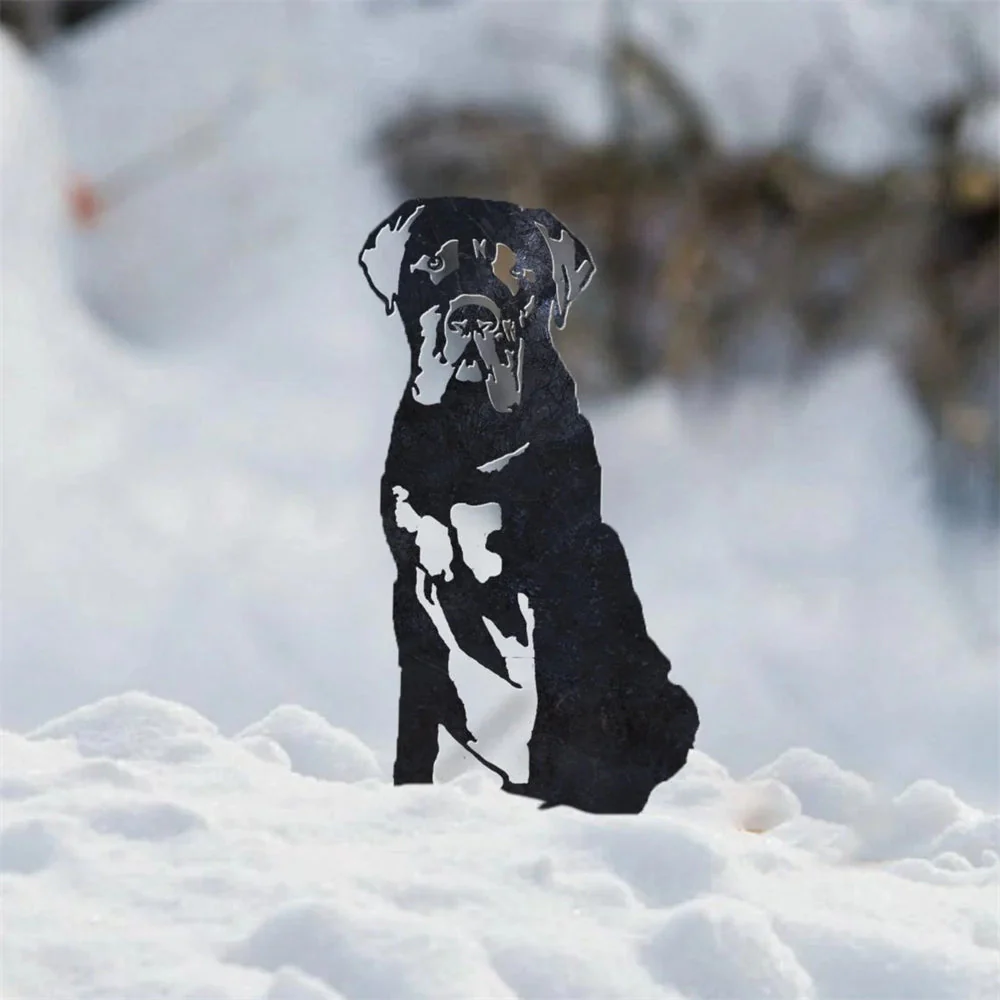 Mastiff Silhouette en Métal - Image 6