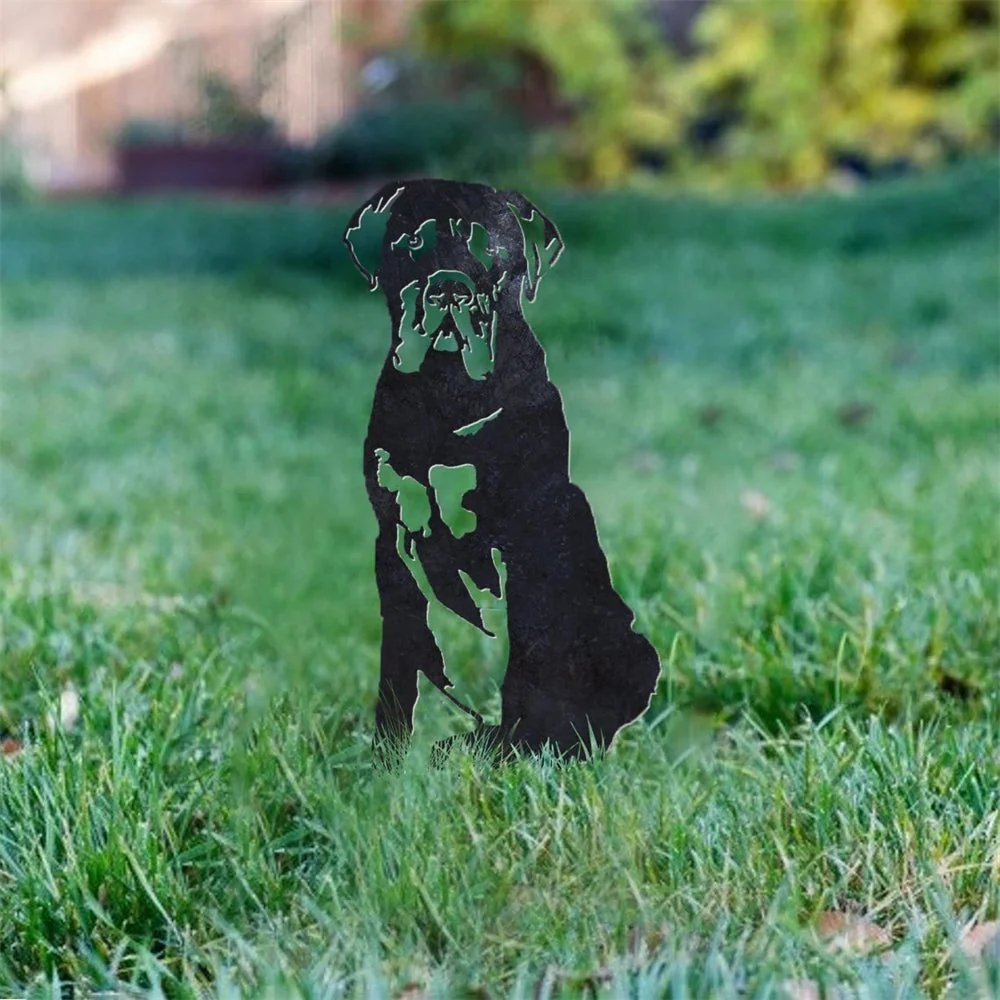 Mastiff Silhouette en Métal - Image 7