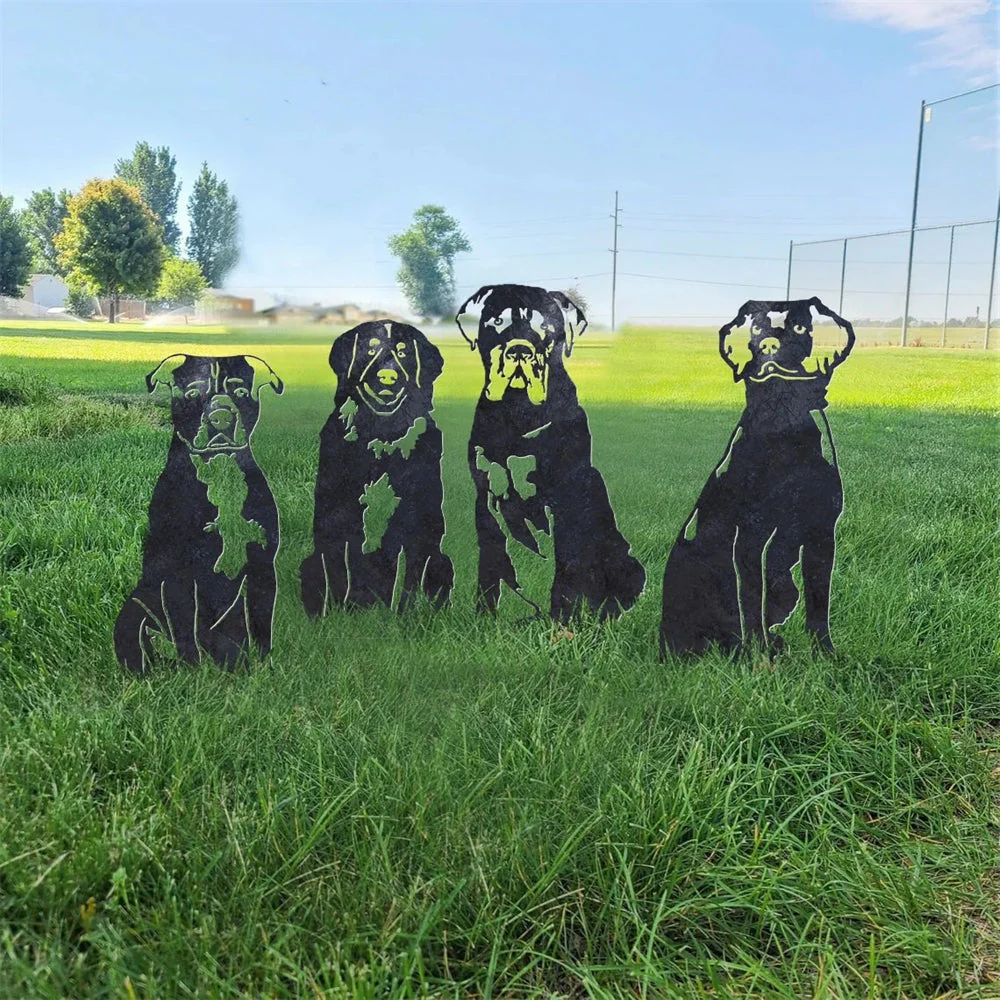 Mastiff Silhouette en Métal - Image 8