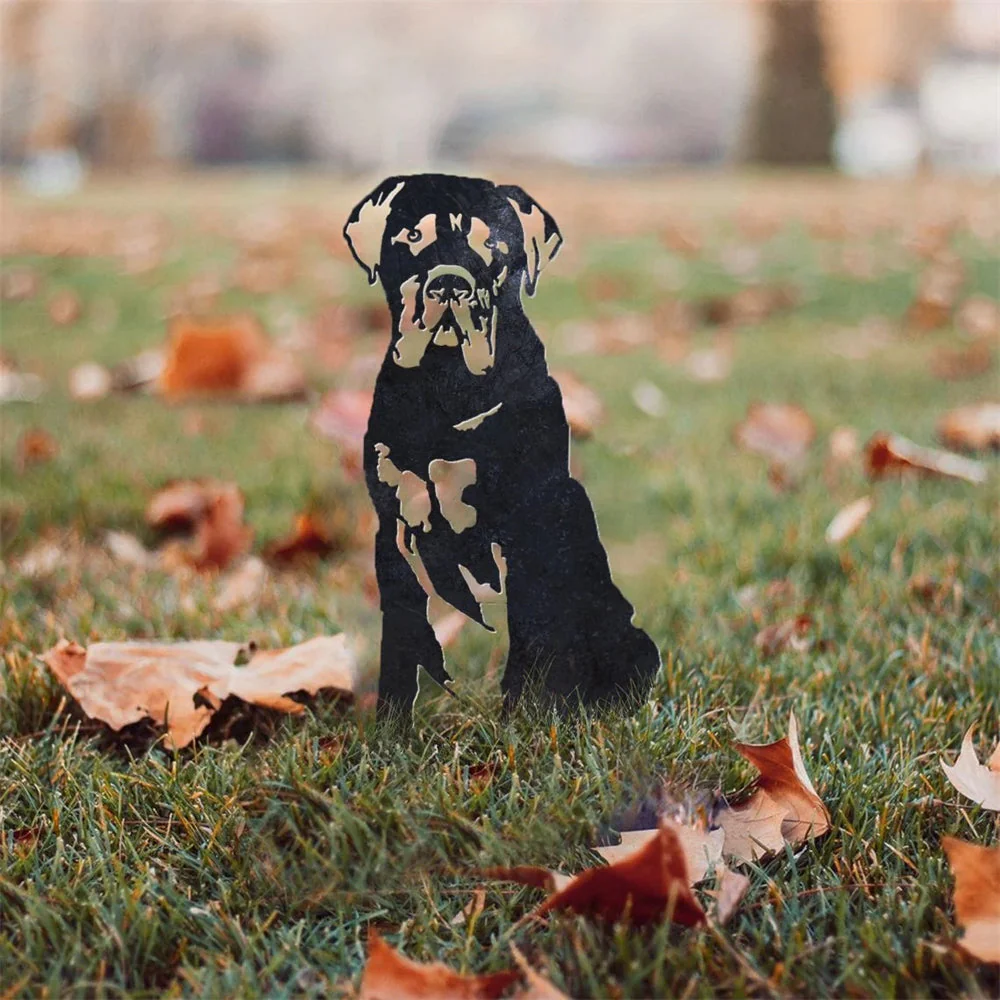 Mastiff Silhouette en Métal - Image 9