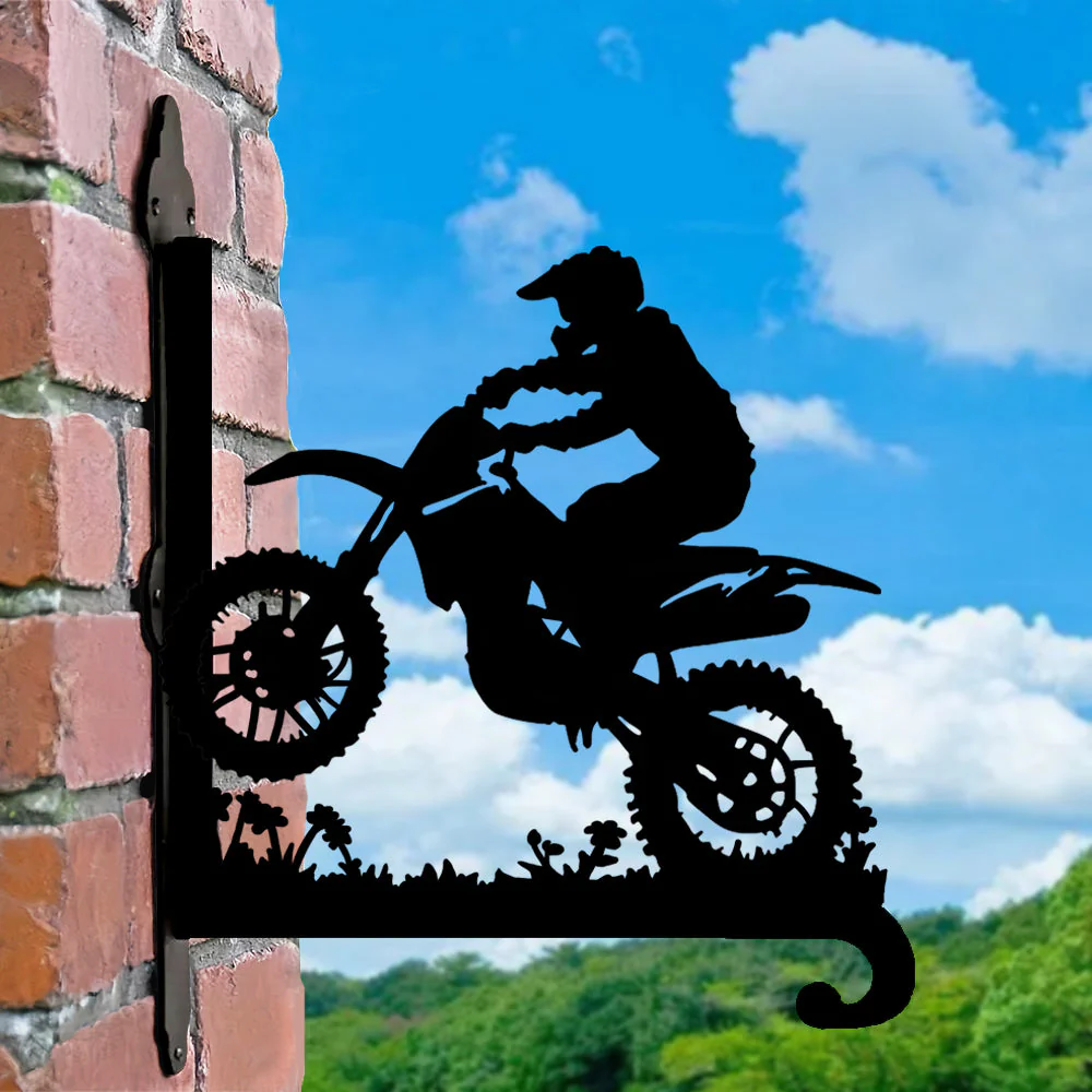 Moto Tout-Terrain Support de Plantes à Suspendre Métallique - Image 2