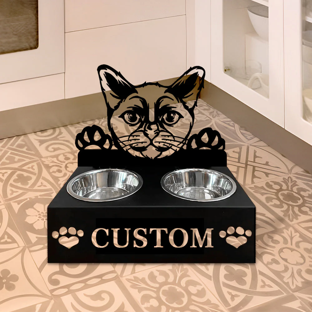 Nom Personnalisé pour Chat Birman Porte-Gamelle pour Animaux - Image 6