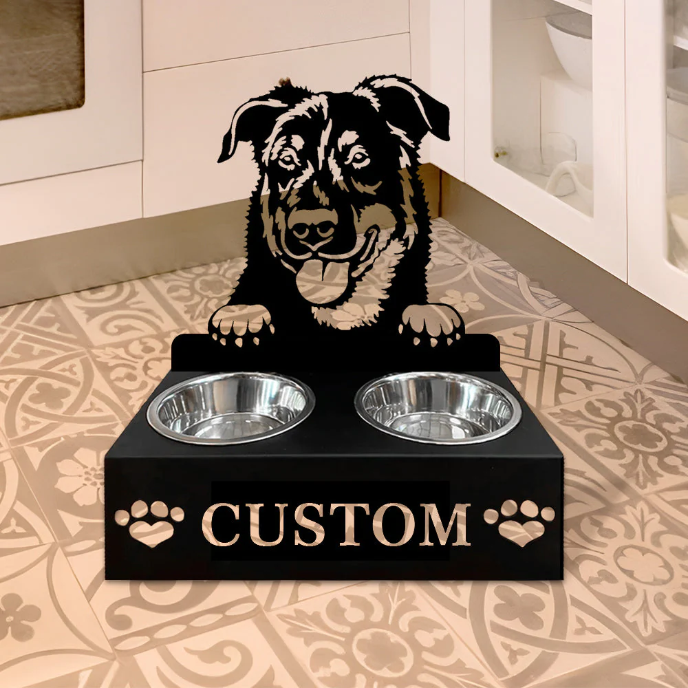 Nom Personnalisé pour Chien Beauceron Porte-Gamelle pour Animaux - Image 5